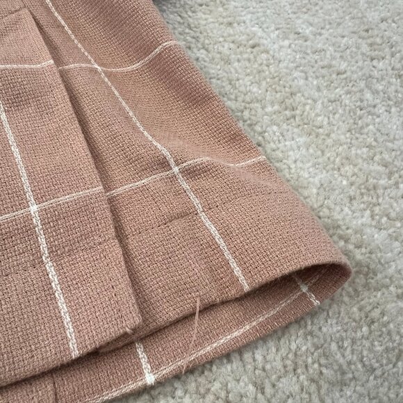 Madewell Linen Larsen Breezewoven Blazer Jacket in Windowpane XL - Picture 9 of 11